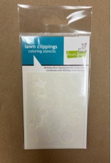 LAWN FAWN LAWN FAWN BIRTHDAY MICE COLORING STENCIL SET