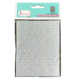 DRESS MY CRAFT DRESS MY CRAFT BRICK WALL EMBOSSING FOLDER