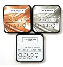 LISA HORTON CRAFTS LISA HORTON CRAFTS CLOUD 9 ALCHEMIST'S MIX METALLIC & PEARL INK PAD SET