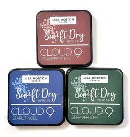 LISA HORTON CRAFTS LISA HORTON CRAFTS CLOUD 9 FESTIVE 2025 SWIFT DRY HYBRID INK PAD SET