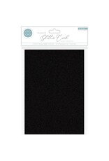 CRAFT CONSORTIUM CRAFT CONSORTIUM THE ESSENTIAL A4 GLITTER CARDSTOCK 10 SHEETS - BLACK