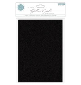 CRAFT CONSORTIUM CRAFT CONSORTIUM THE ESSENTIAL A4 GLITTER CARDSTOCK 10 SHEETS - BLACK