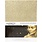 HARMONY PAPER DIAMOND CHIC GOLD DUST 8.5x11 GLITTER CARDSTOCK 20/PK