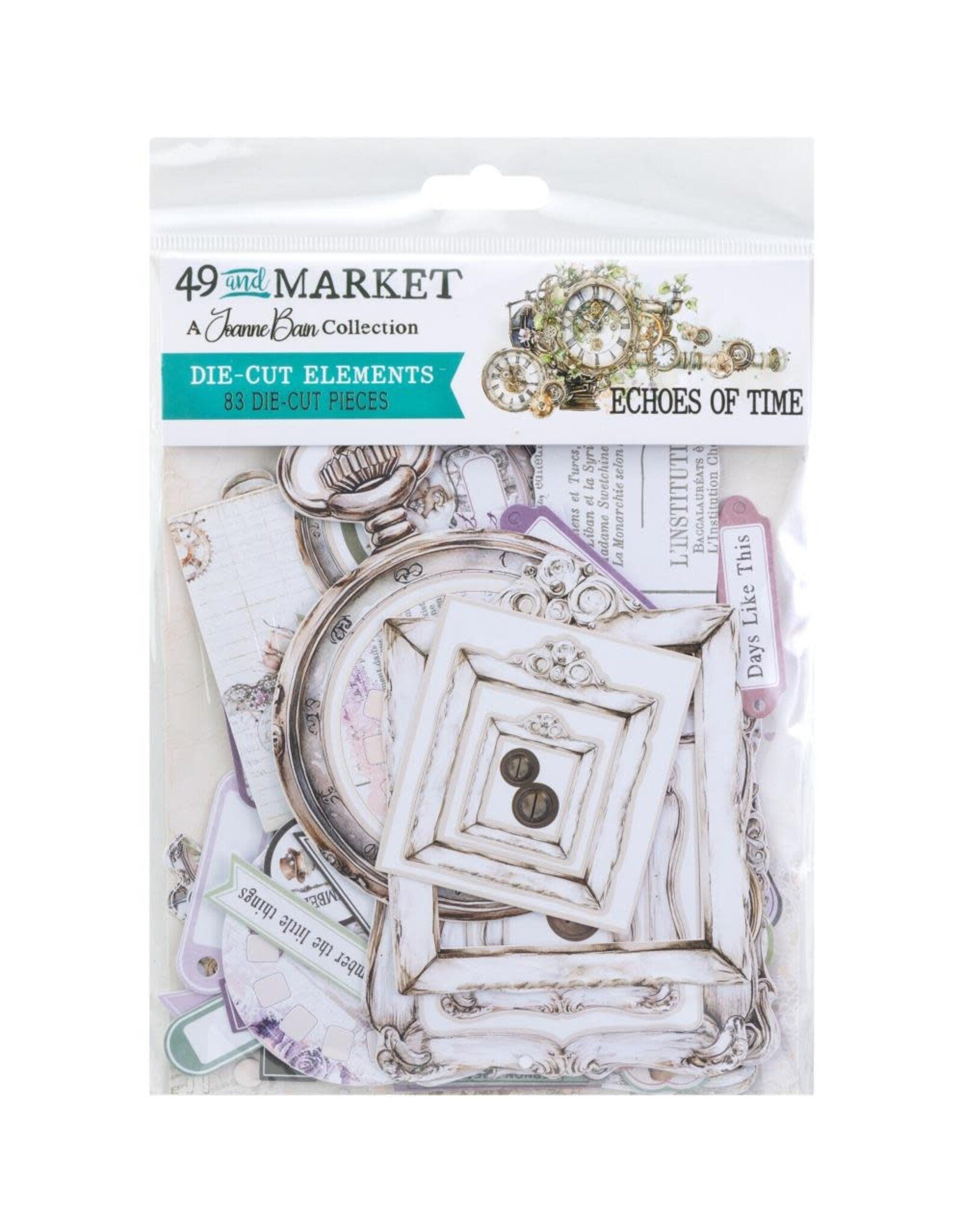 49 AND MARKET 49 AND MARKET ECHOES OF TIME DIE-CUT ELEMENTS 83 PIECES