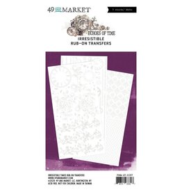 49 AND MARKET 49 AND MARKET ECHOES OF TIME IRRESISTIBLE TIMES 6x12 RUB-ON TRANSFER SET 3/PK
