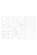 49 AND MARKET 49 AND MARKET ECHOES OF TIME IRRESISTIBLE TIMES 6x12 RUB-ON TRANSFER SET 3/PK