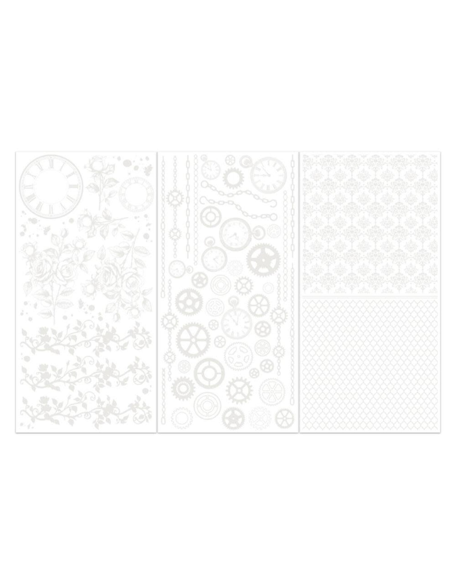 49 AND MARKET 49 AND MARKET ECHOES OF TIME IRRESISTIBLE TIMES 6x12 RUB-ON TRANSFER SET 3/PK
