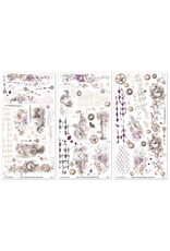 49 AND MARKET 49 AND MARKET ECHOES OF TIME 6x12 RUB-ON TRANSFER SET 3/PK