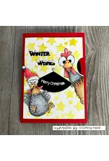 VAESSEN CREATIVE VAESSEN CREATIVE CHRISTMAS CHICKENS 2 CLEAR STAMP SET