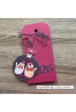 VAESSEN CREATIVE VAESSEN CREATIVE CHRISTMAS CHICKENS 2 CLEAR STAMP SET