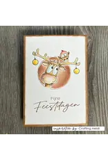 VAESSEN CREATIVE VAESSEN CREATIVE REINDEER & CO 2 CLEAR STAMP SET
