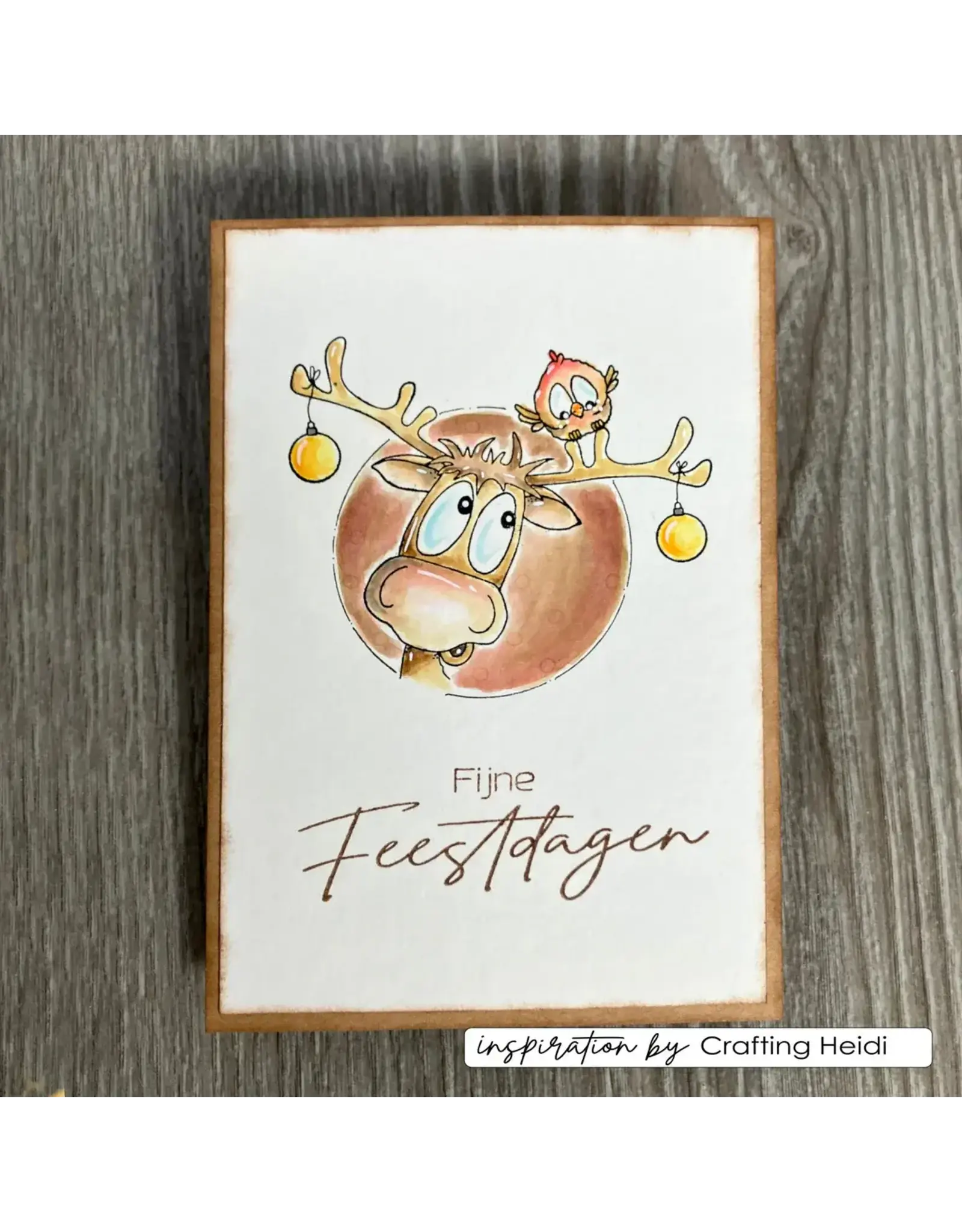 VAESSEN CREATIVE VAESSEN CREATIVE REINDEER & CO 2 CLEAR STAMP SET