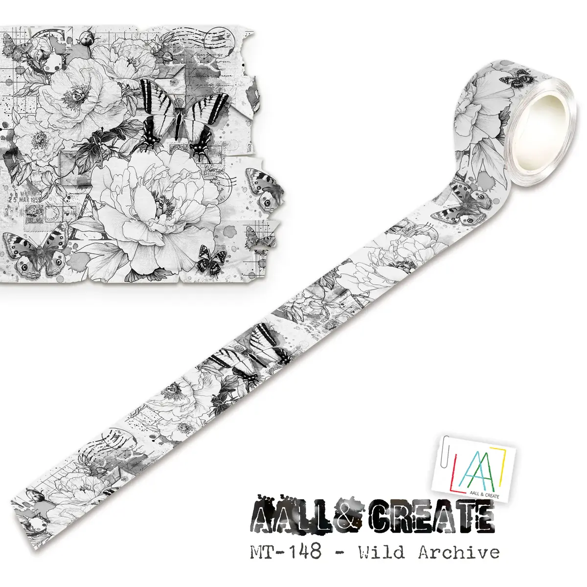 AALL & CREATE AALL & CREATE #148 WILD ARCHIVE LAYER IT UP! WASHI TAPE