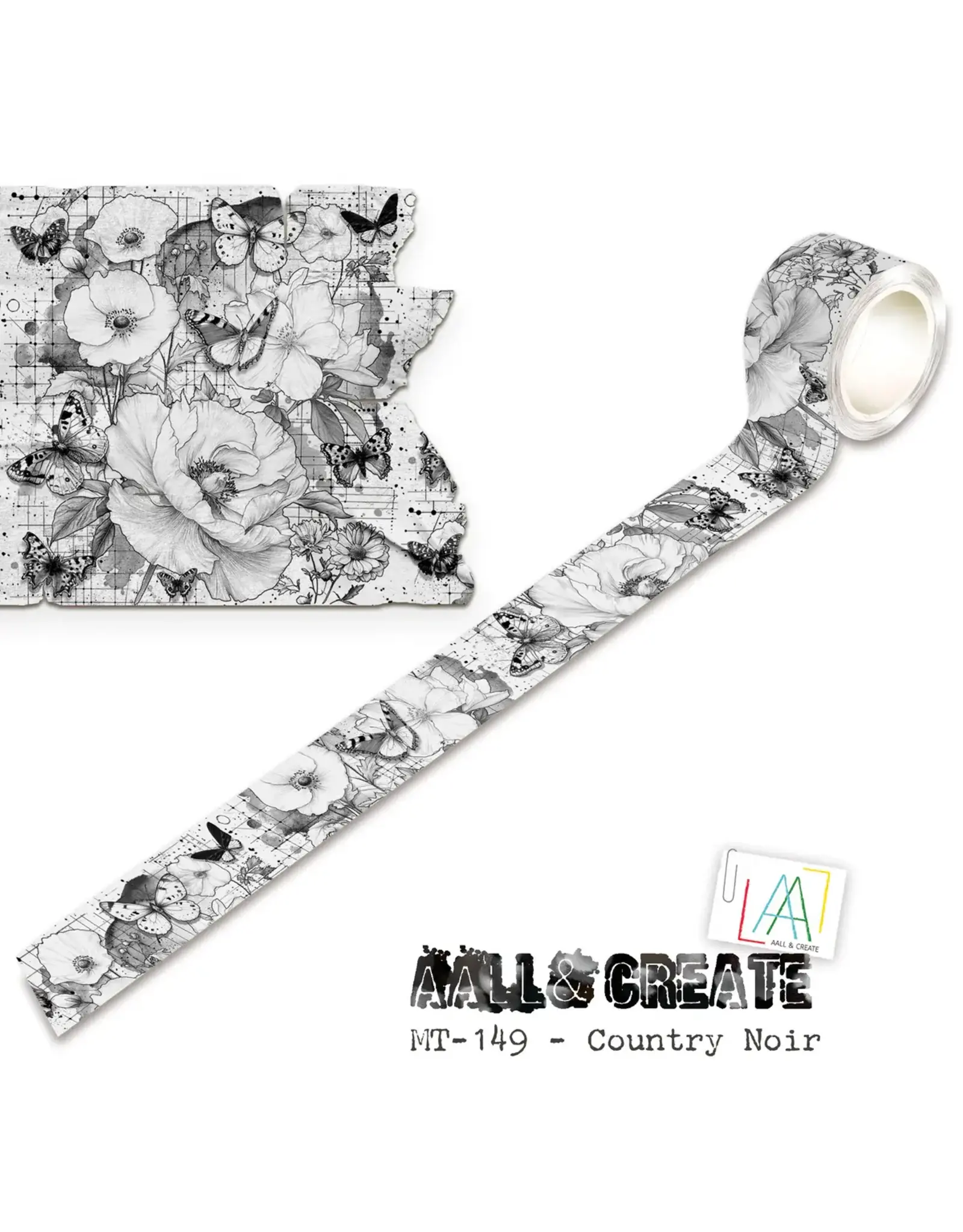 AALL & CREATE AALL & CREATE #149 COUNTRY NOIR LAYER IT UP! WASHI TAPE