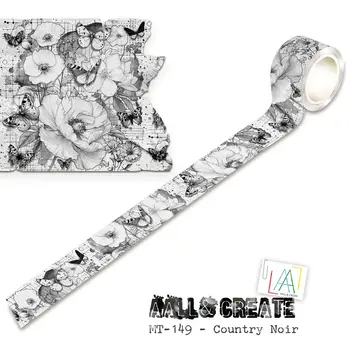 AALL & CREATE AALL & CREATE #149 COUNTRY NOIR LAYER IT UP! WASHI TAPE