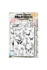 AALL & CREATE AALL & CREATE AUTOUR DE MWA #18 LYRICAL TRACES A5 RUB-ON SHEETS 2/PK