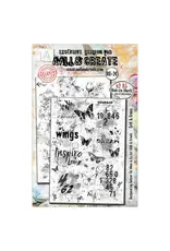 AALL & CREATE AALL & CREATE AUTOUR DE MWA #20 GRIT & GRACE A5 RUB-ON SHEETS 2/PK