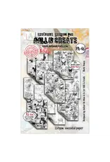 AALL & CREATE AALL & CREATE AUTOUR DE MWA & CO #46 HERB TRACES A5 DOUBLE-SIDED DESIGN PAPERS 10/PK