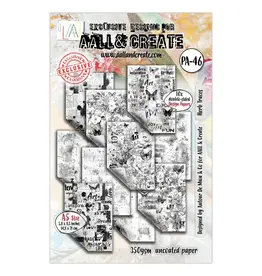 AALL & CREATE AALL & CREATE AUTOUR DE MWA & CO #46 HERB TRACES A5 DOUBLE-SIDED DESIGN PAPERS 10/PK