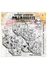 AALL & CREATE AALL & CREATE AUTOUR DE MWA & CO #48 SPECKLED VELLUM 12x12 DOUBLE-SIDED DESIGN PAPERS 10/PK