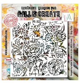 AALL & CREATE AALL & CREATE AUTOUR DE MWA #253 DRIP PULSE 6X6 STENCIL