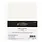 SPELLBINDERS SPELLBINDERS BETTERPRESS 8.5X11 118lb PORCELAIN COTTON CARD PANELS 25/PK