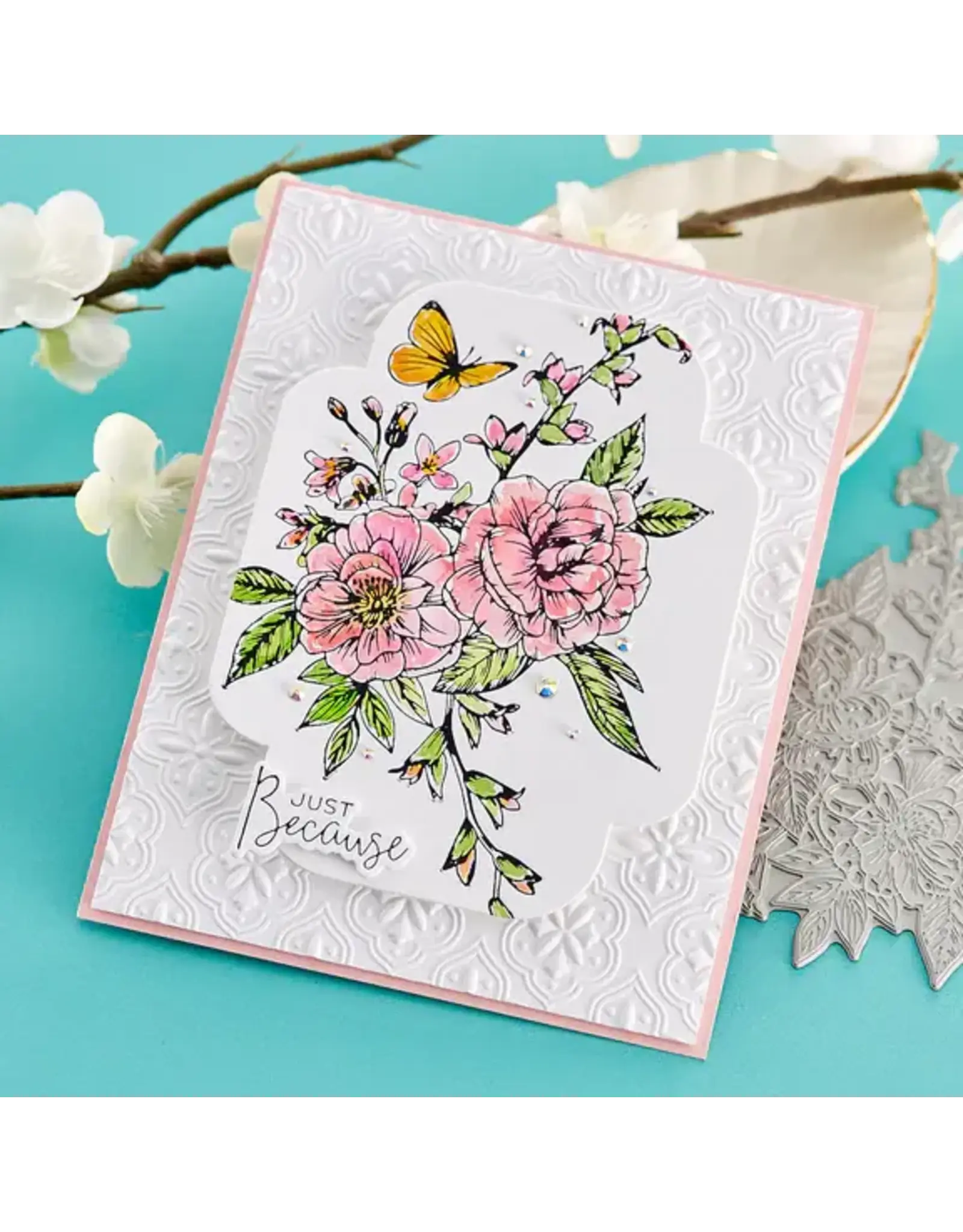 SPELLBINDERS SPELLBINDERS BETTERPRESS 8.5X11 118lb PORCELAIN COTTON CARD PANELS 25/PK