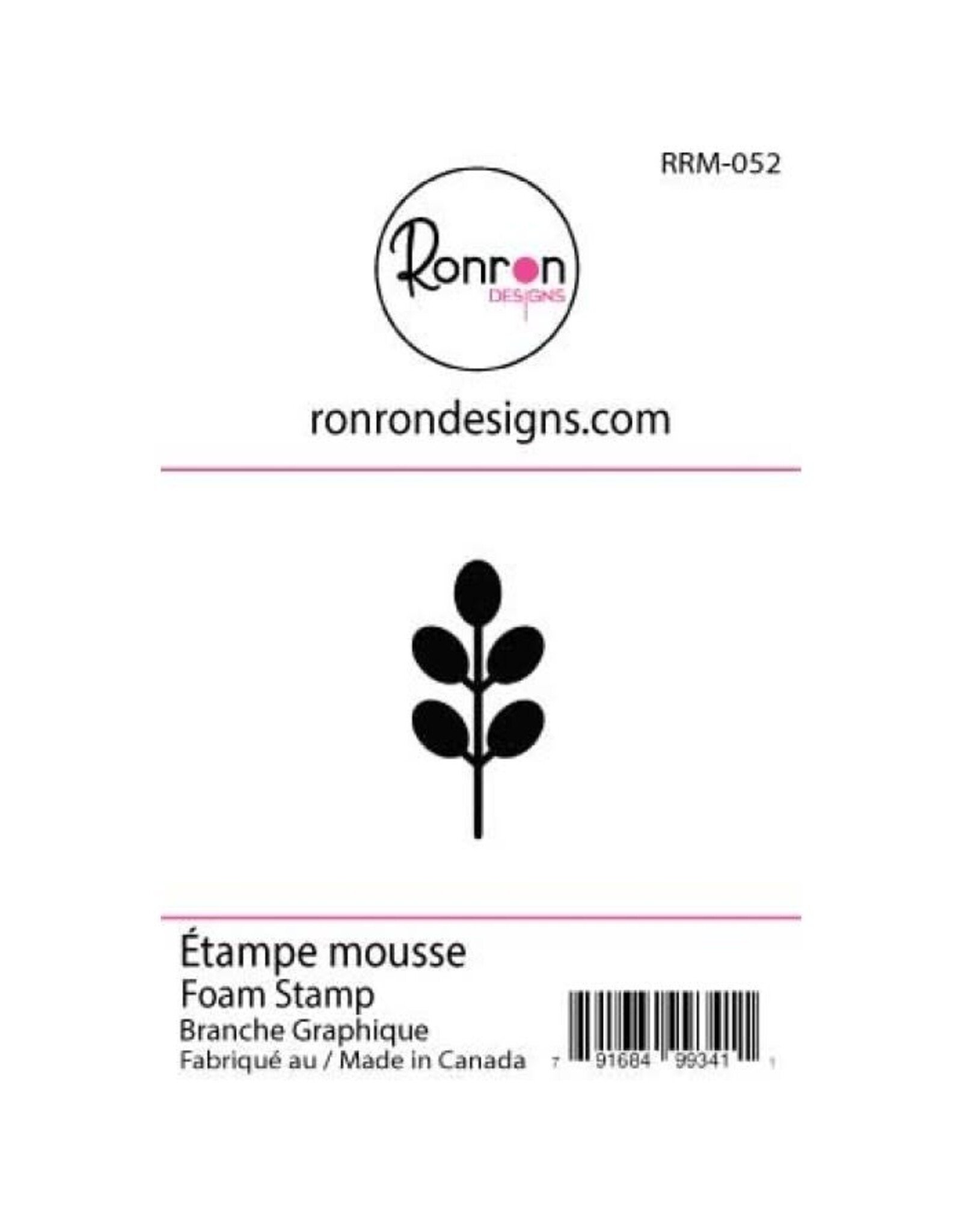 RONRON DESIGNS RONRON DESIGNS BRANCHE GRAPHIQUE FOAM STAMP