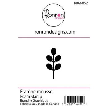 RONRON DESIGNS RONRON DESIGNS BRANCHE GRAPHIQUE FOAM STAMP