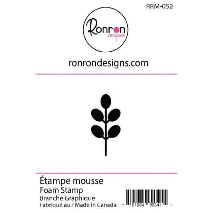 RONRON DESIGNS RONRON DESIGNS BRANCHE GRAPHIQUE FOAM STAMP