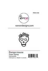 RONRON DESIGNS RONRON DESIGNS DEMOISELLE FOAM STAMP