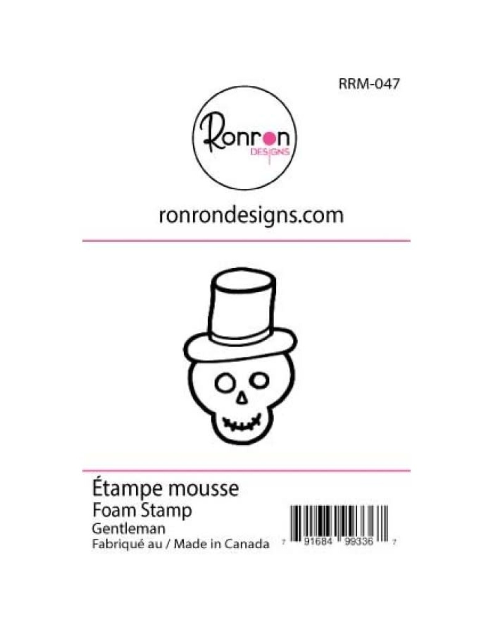RONRON DESIGNS RONRON DESIGNS GENTLEMAN FOAM STAMP