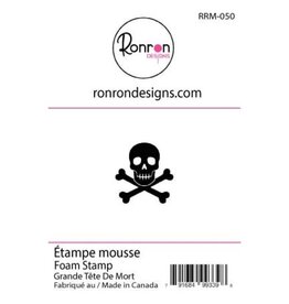 RONRON DESIGNS RONRON DESIGNS GRANDE TÊTE DE MORT FOAM STAMP