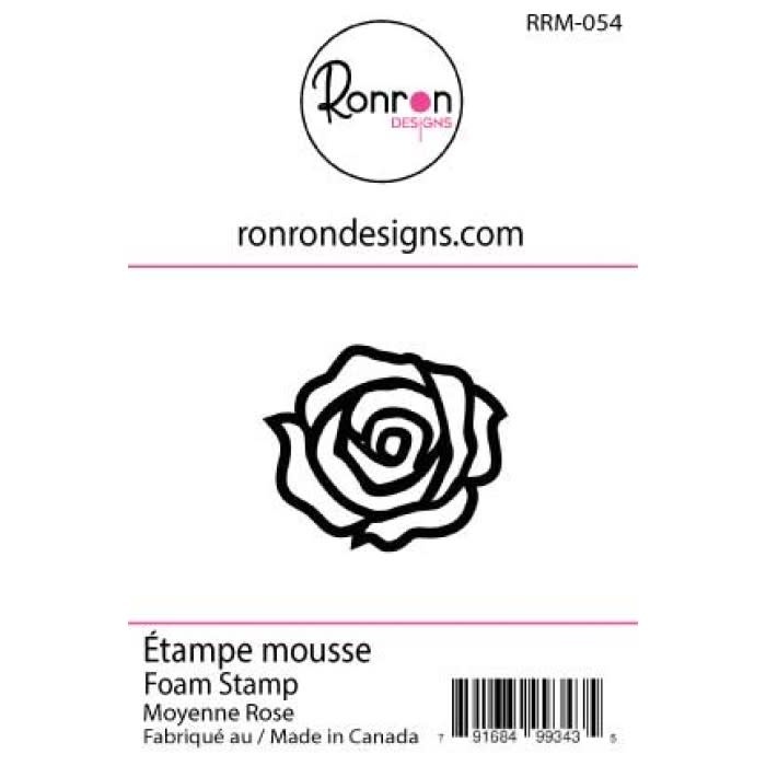 RONRON DESIGNS RONRON DESIGNS MOYENNE ROSE FOAM STAMP