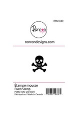RONRON DESIGNS RONRON DESIGNS PETITE TÊTE DE MORT FOAM STAMP