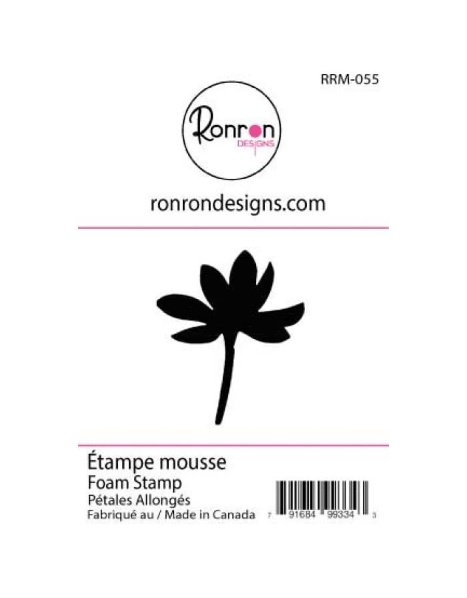 RONRON DESIGNS RONRON DESIGNS PÉTALES ALLONGÉS FOAM STAMP