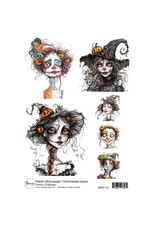 RONRON DESIGNS RONRON DESIGNS FEMMES D'HALLOWEEN RICE PAPER