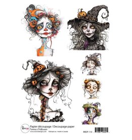 RONRON DESIGNS RONRON DESIGNS FEMMES D'HALLOWEEN RICE PAPER