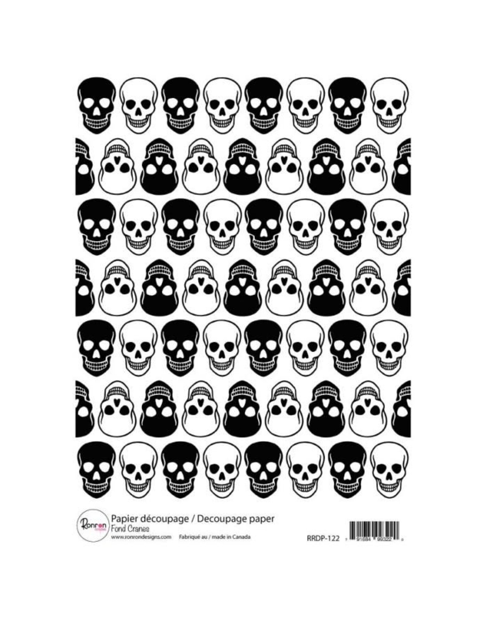 RONRON DESIGNS RONRON DESIGNS FOND CRÂNES RICE PAPER