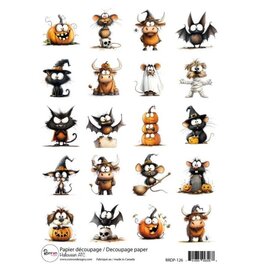 RONRON DESIGNS RONRON DESIGNS HALLOWEEN ATC RICE PAPER