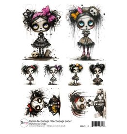 RONRON DESIGNS RONRON DESIGNS MIGNONNES OU CREEPY RICE PAPER