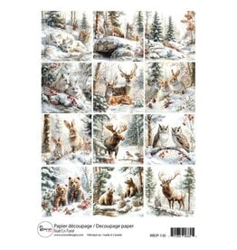 RONRON DESIGNS RONRON DESIGNS NOËL EN FÔRET RICE PAPER