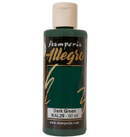 STAMPERIA STAMPERIA ALLEGRO PAINT DARK GREEN 60ML
