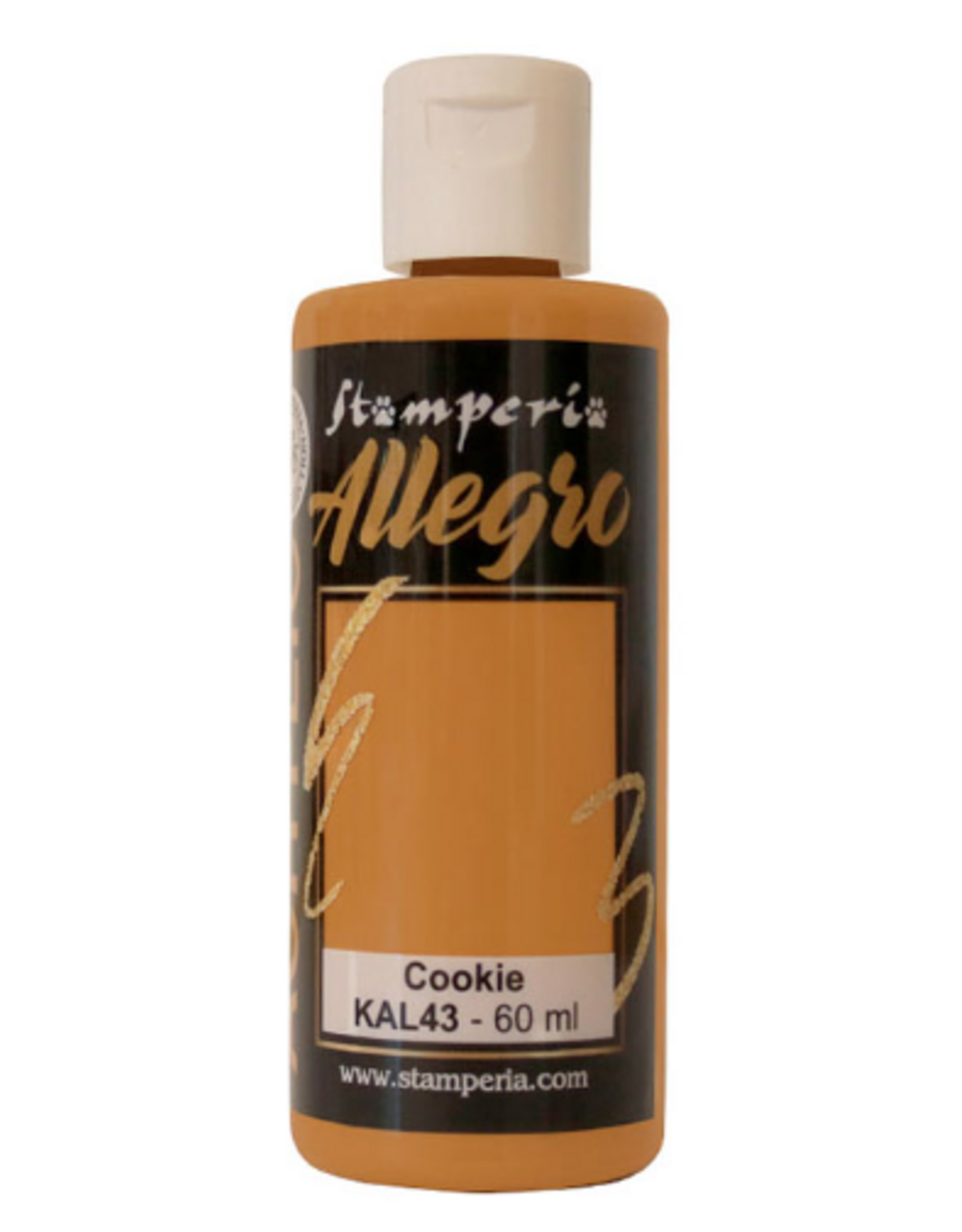 STAMPERIA STAMPERIA ALLEGRO PAINT 60ML COOKIE