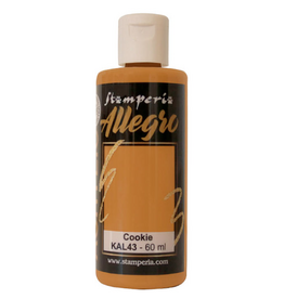 STAMPERIA STAMPERIA ALLEGRO PAINT 60ML COOKIE
