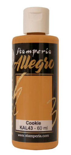 STAMPERIA STAMPERIA ALLEGRO PAINT 60ML COOKIE