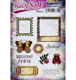 PAPER ARTSY PAPER ARTSY TRACY SCOTT TS103 CLING STAMP SET