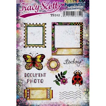 PAPER ARTSY PAPER ARTSY TRACY SCOTT TS103 CLING STAMP SET