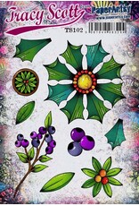 PAPER ARTSY PAPER ARTSY TRACY SCOTT TS102 CLING STAMP SET