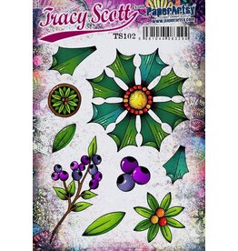 PAPER ARTSY PAPER ARTSY TRACY SCOTT TS102 CLING STAMP SET